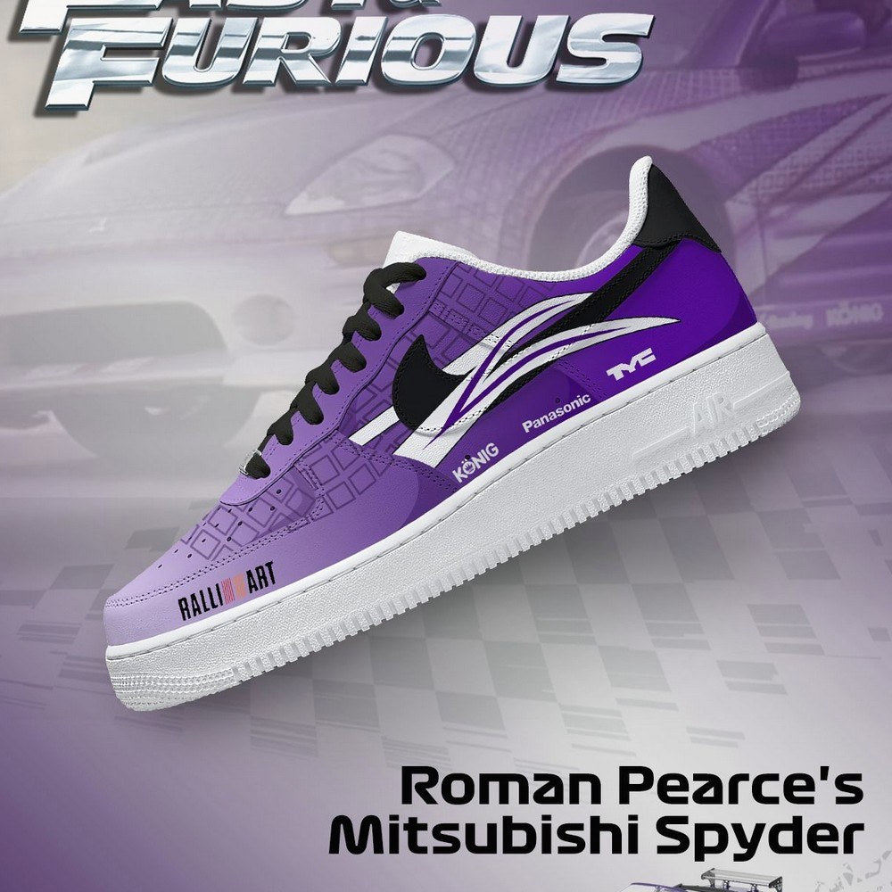 Roman Pearce's Spyder Fast and Furious AF1 Shoes