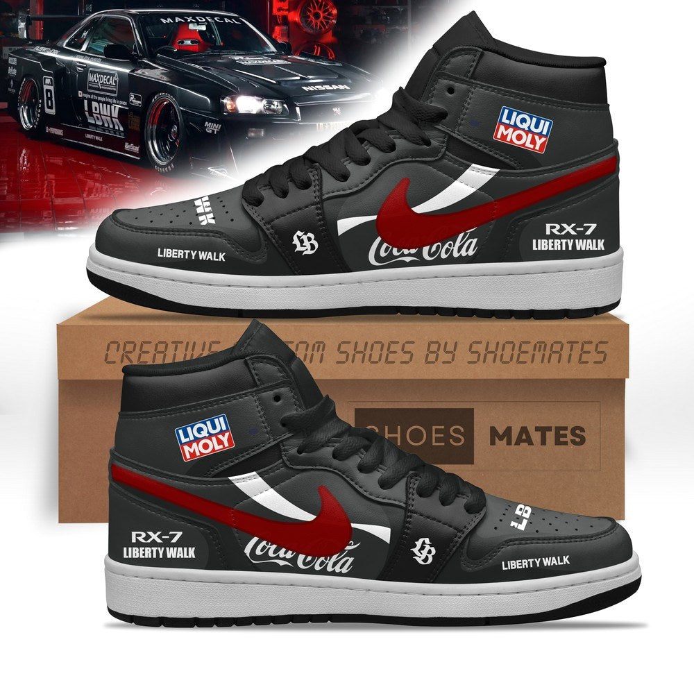 RX-7 Liberty Walk AJ1 High Top Shoes