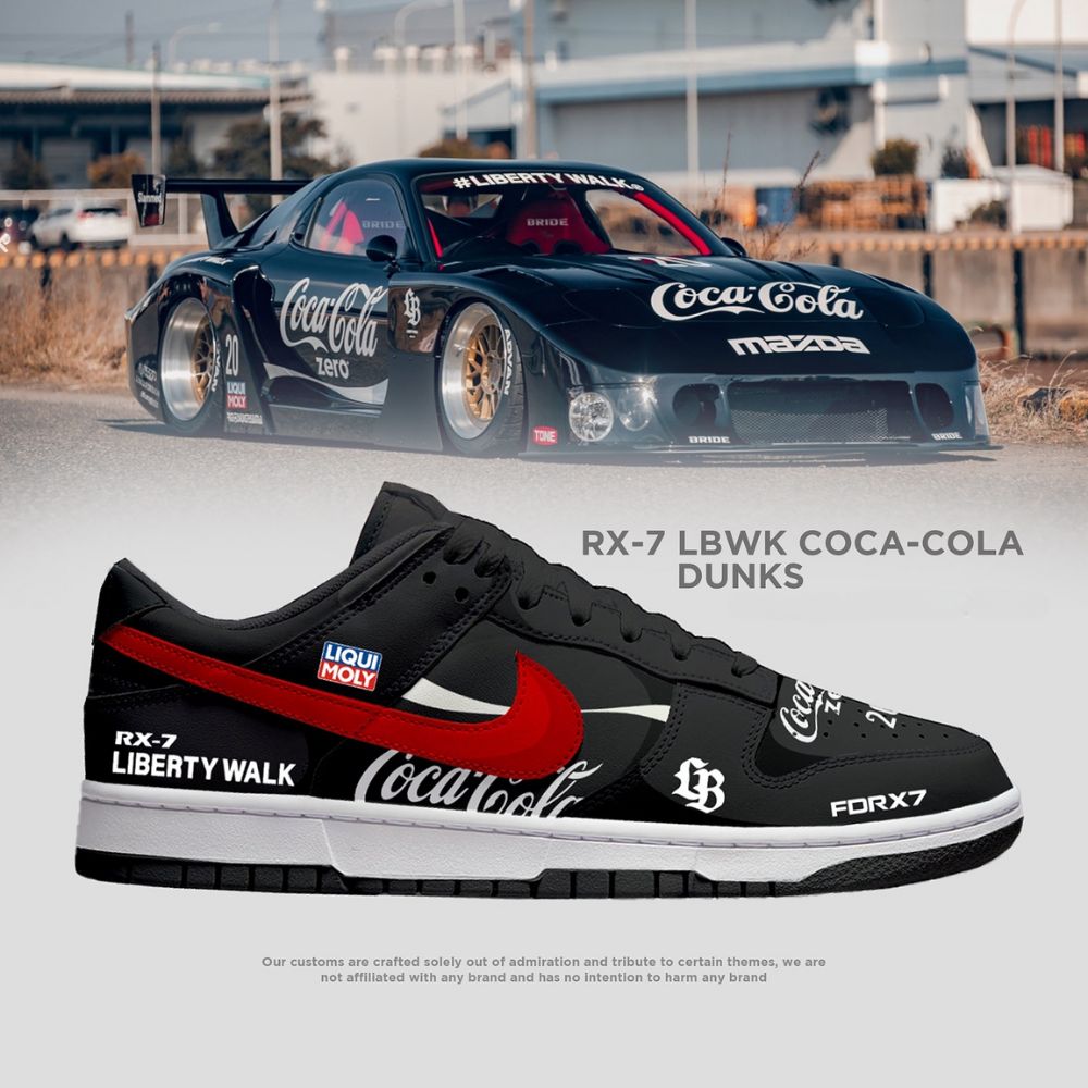 RX-7 Liberty Walk Dunk Shoes