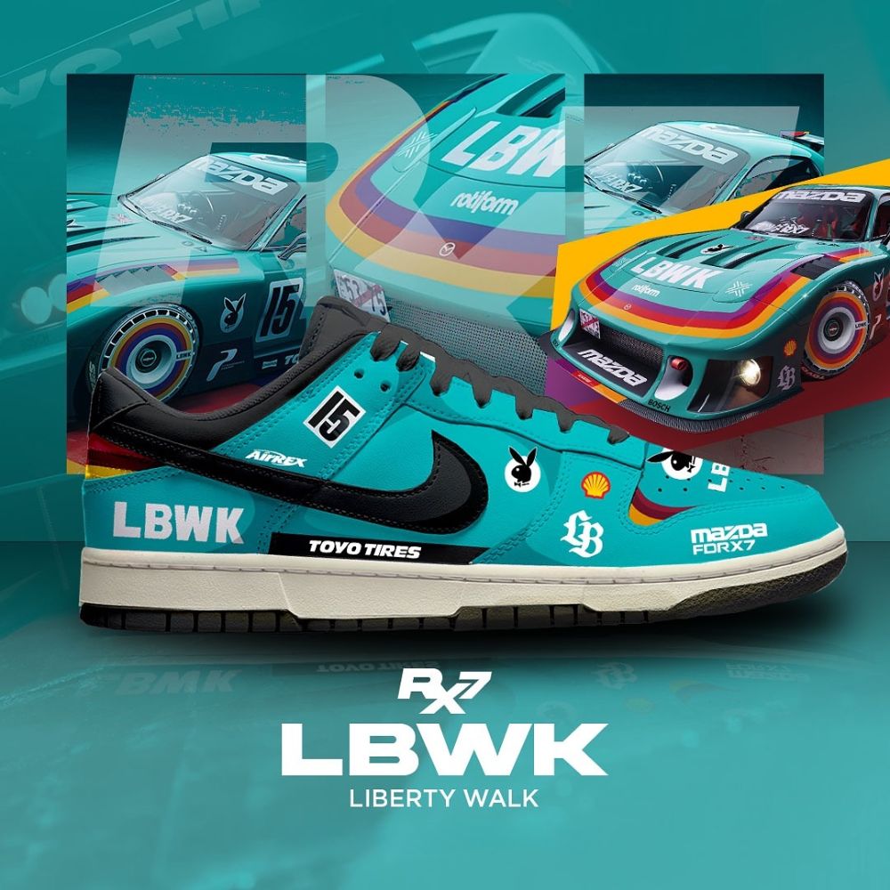 RX7 Liberty Walk Dunk Shoes