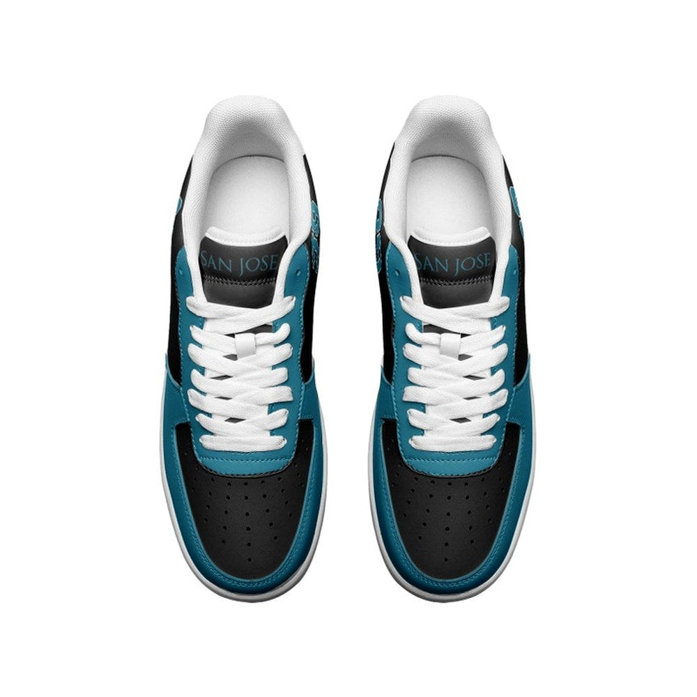 San Jose Sharks Flag NAF Shoes