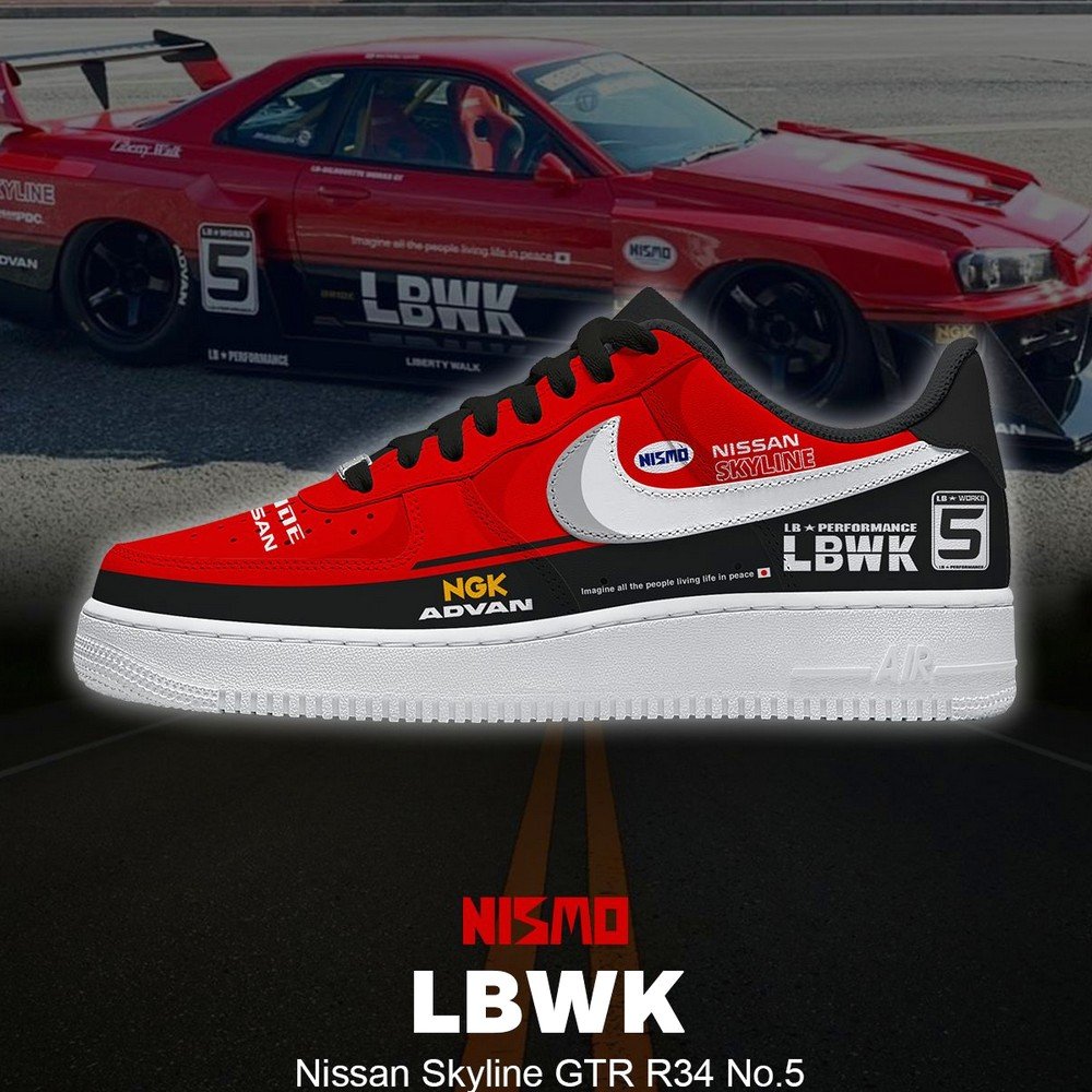 Skyline GTR R34 No 5 AF1 Shoes