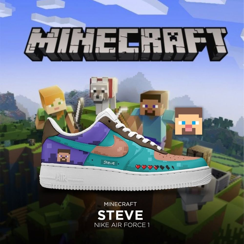 Steve Mine Craft Low Top Shoes