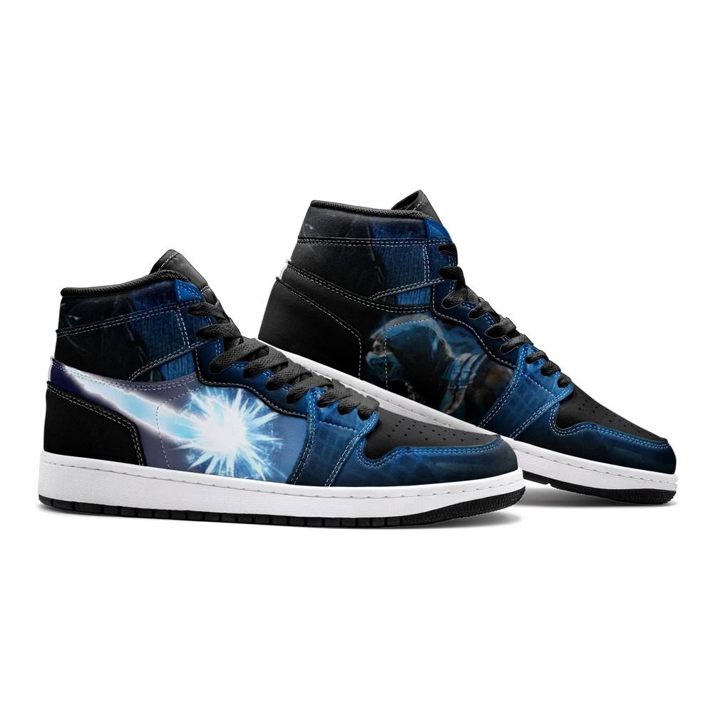 Sub Zero Mortal Kombat Air Jordan 1 High Top Shoes