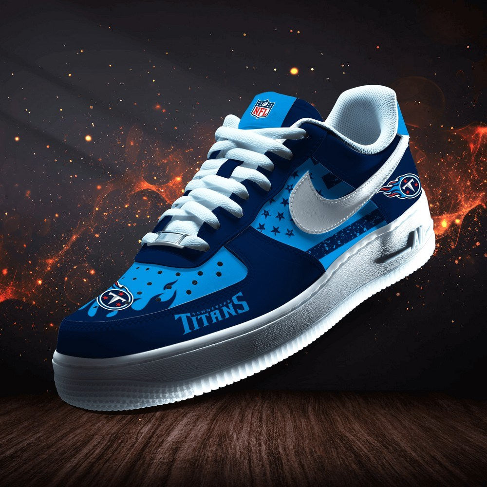 Tennessee Titans Personalized Version 3 AF1 Shoes