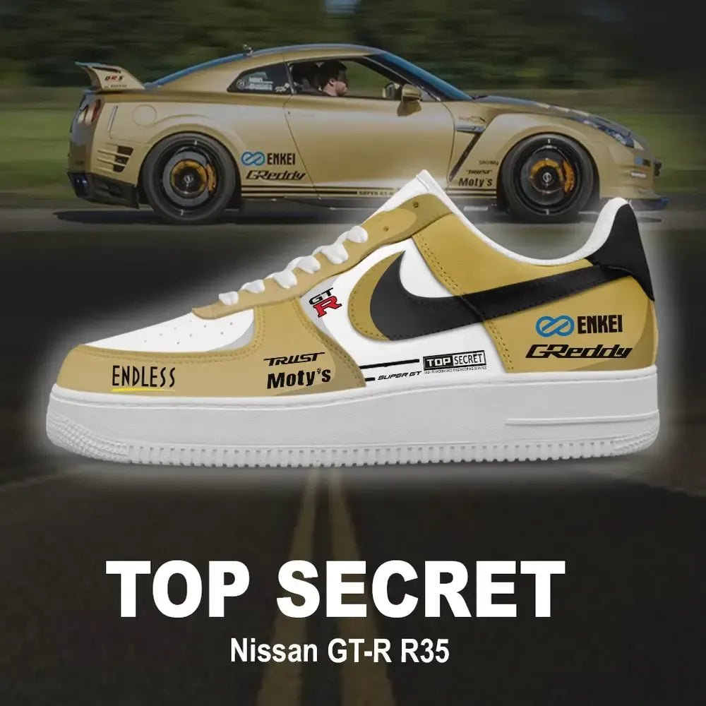 Top Secret Nissan GT-R Low Top Shoes