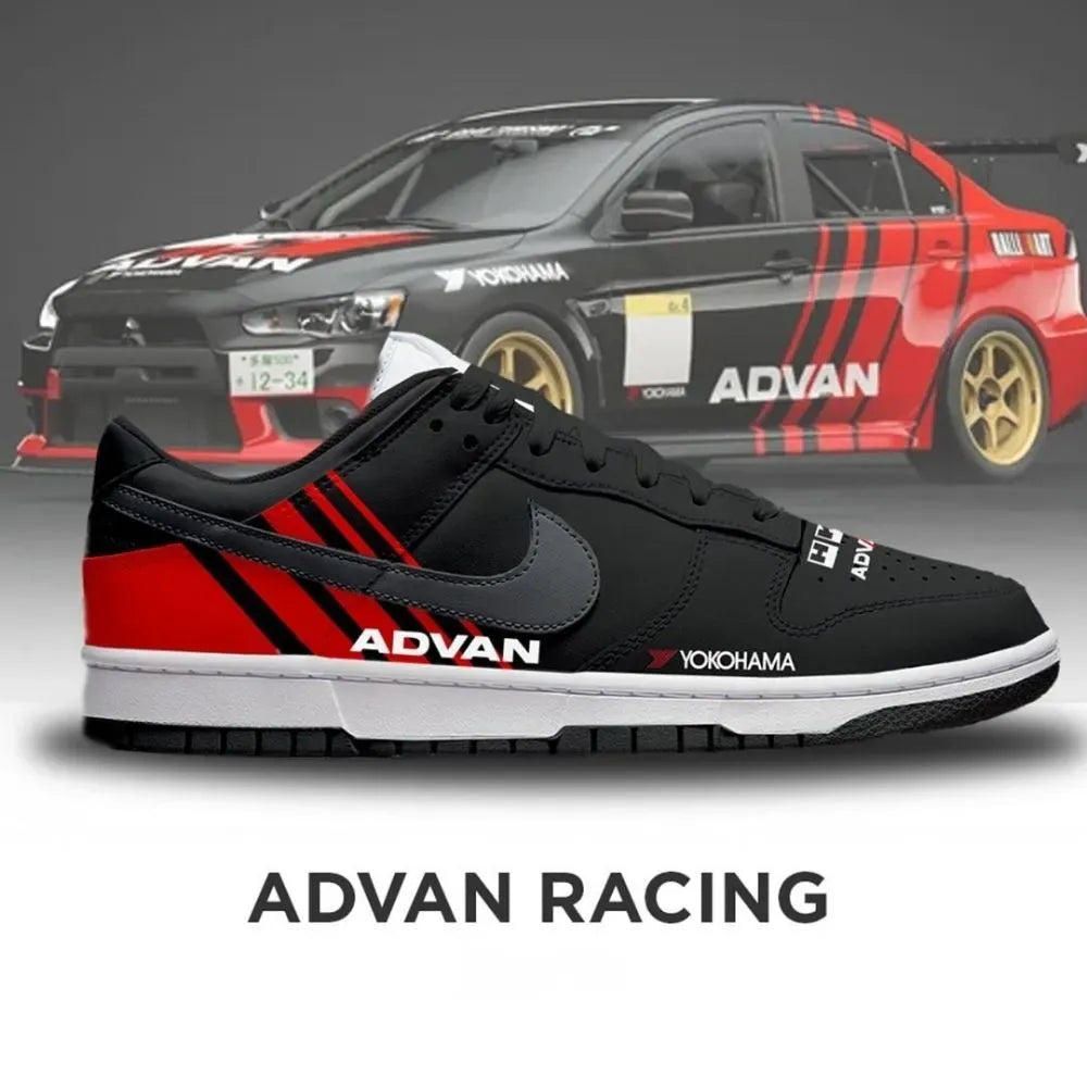 Advan Racing Car Racing Special Low Top Shoes
