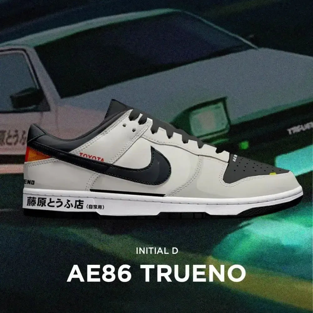 AE86 Trueno Initial D Special Low Top Shoes