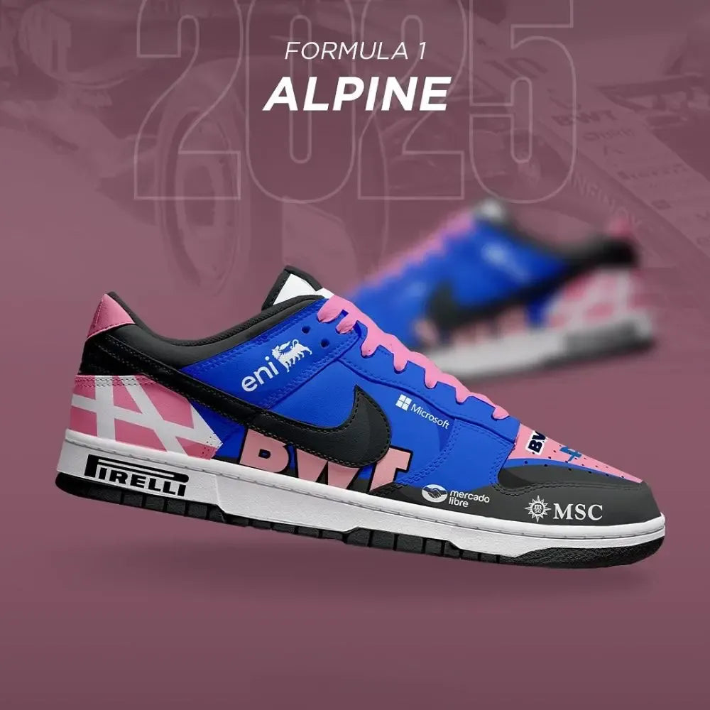 Alpine 2025 Season of F1 Low Top Shoes