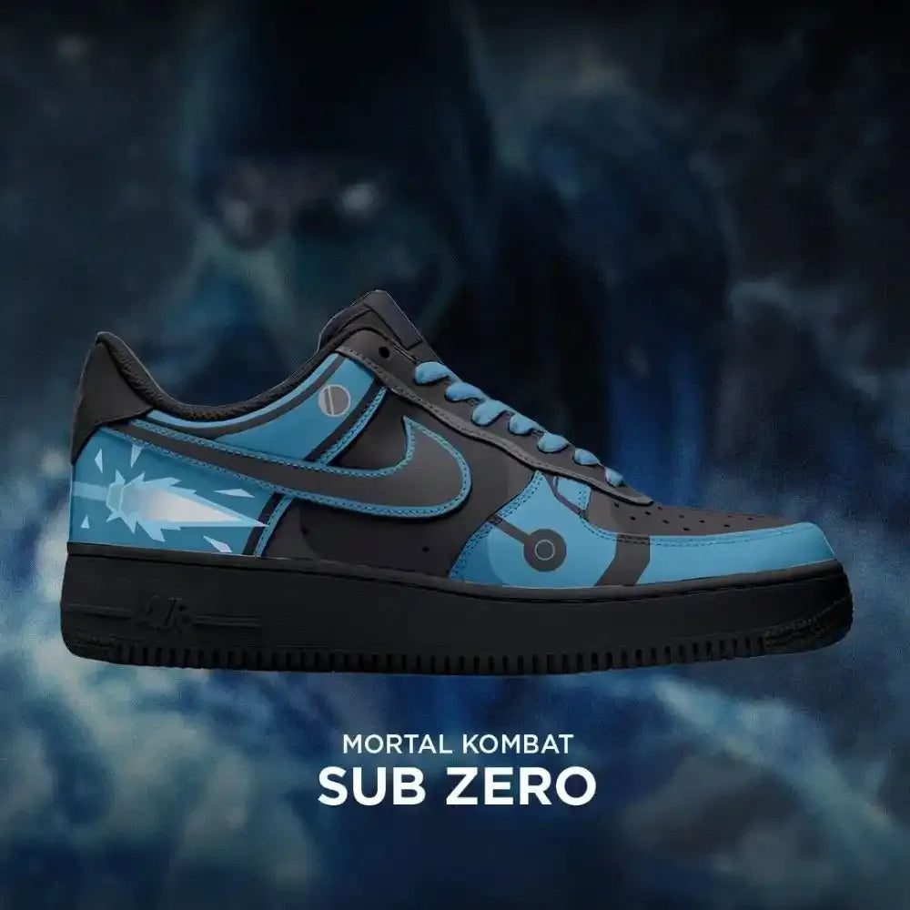Sub Zero Mortal Kombat Edition Low Top Shoes
