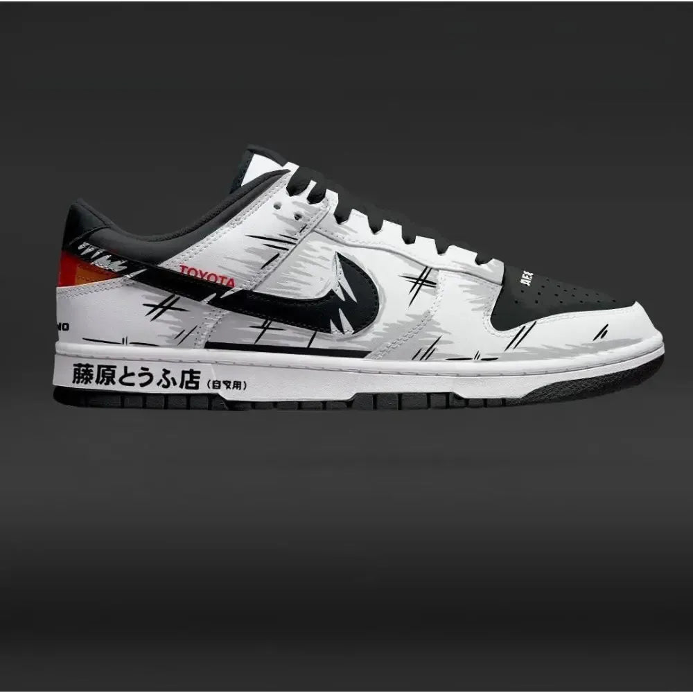 Takumi Fujiwara Trueno AE86 Initial D Limited Low Top Shoes