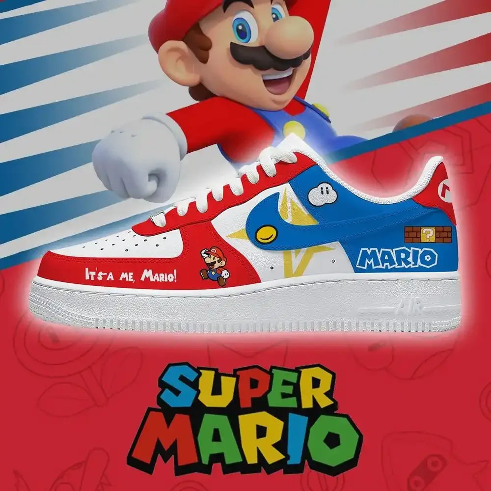 Mario V.4 Super Mario Bros Low Top Shoes