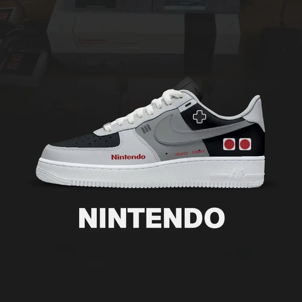 Retro Pixel Classic Nintendo Low Top Shoes