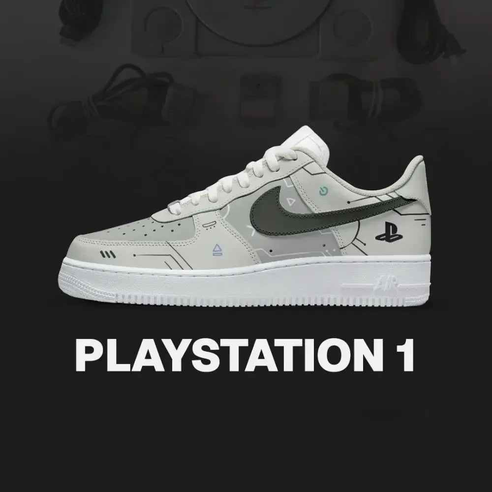 Grey Console Legacy PlayStation 1 Low Top Shoes