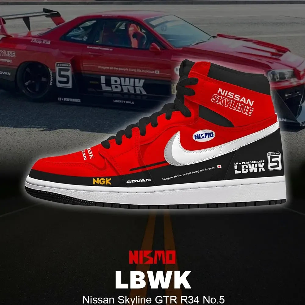 LBWK GTR R34 No.5 High Top Shoes