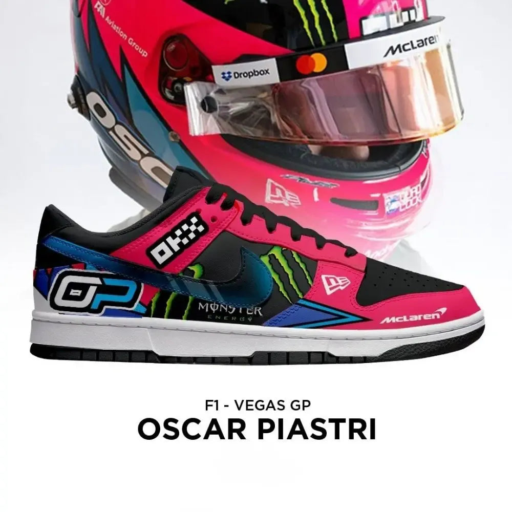 Oscar Piastri Vegas GP F1 Special Low Top Shoes
