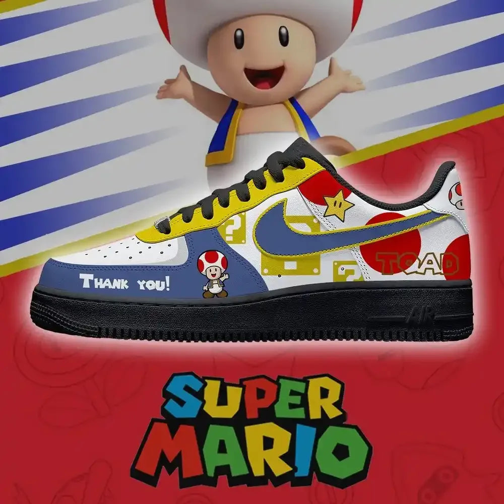 Toad V.2 Super Mario Bros Low Top Shoes