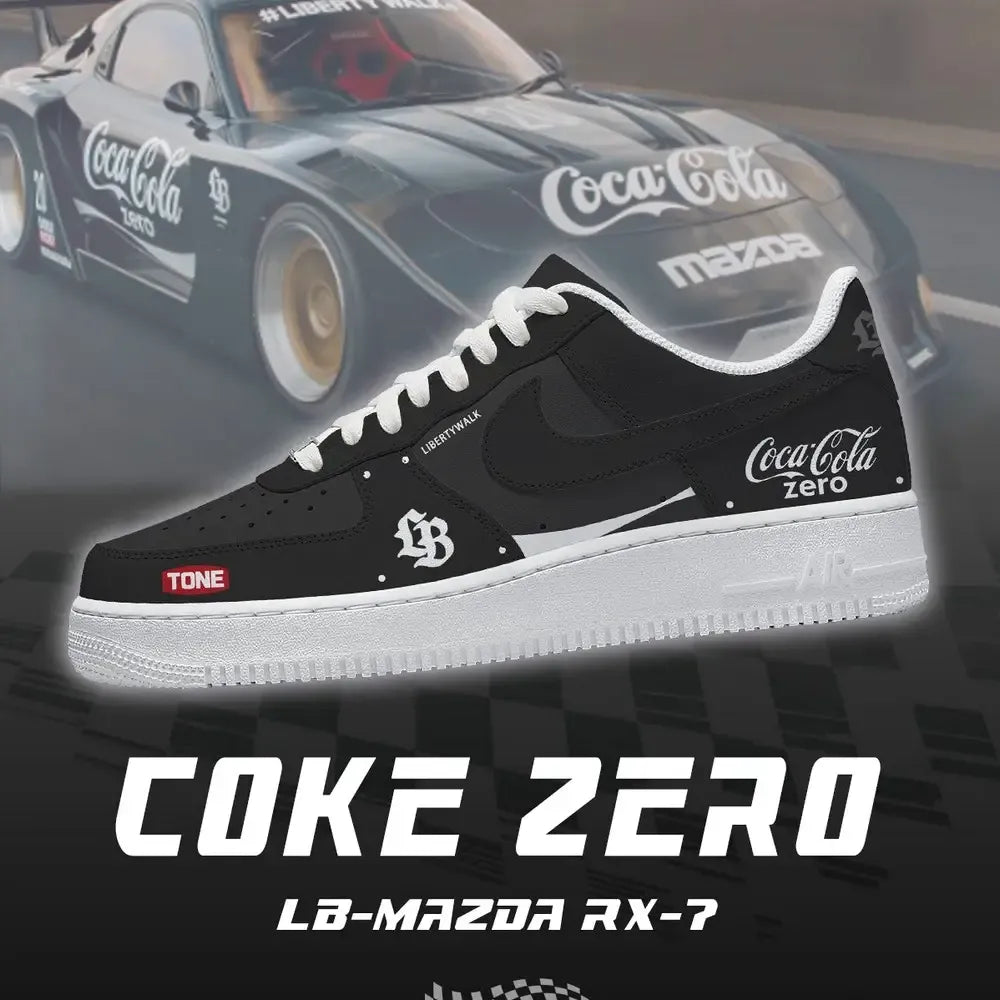 Coke Zero LB RX-7 Low Top Shoes
