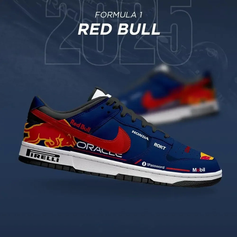 Red Bull 2025 Season of F1 Low Top Shoes