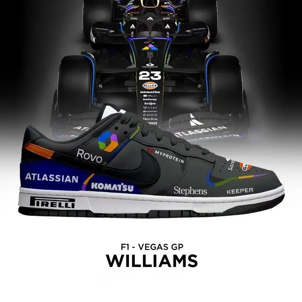 Williams Vegas GP F1 Special Low Top Shoes