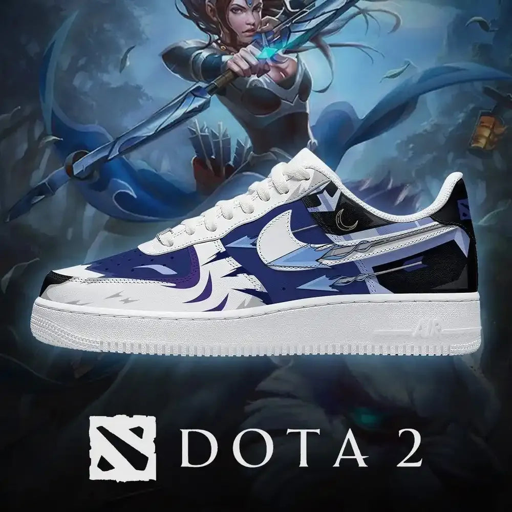 Mirana V.1 Dota 2 Custom Low Top Shoes