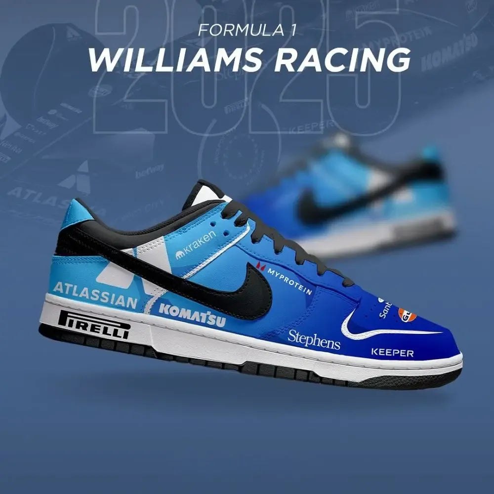 Williams Racing 2025 Season of F1 Low Top Shoes