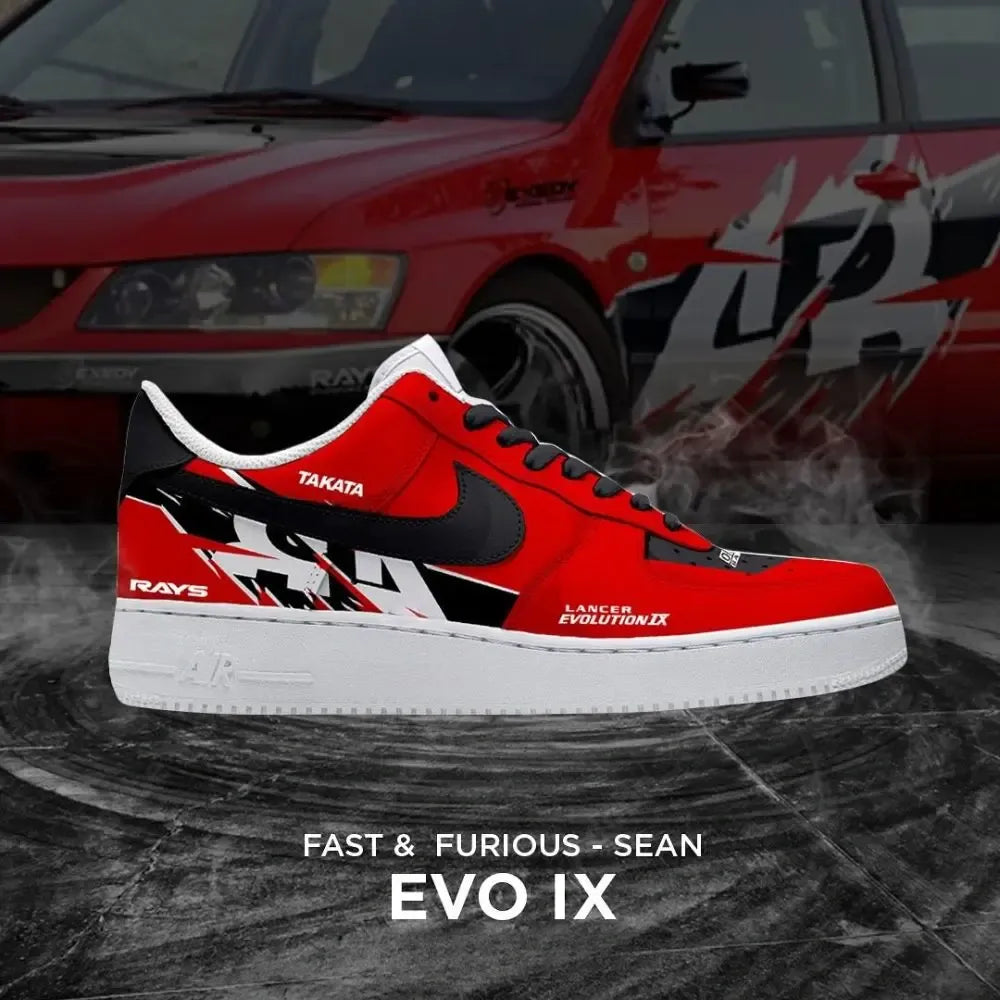 Evo IX Sean Fast and Furious Low Top Shoes