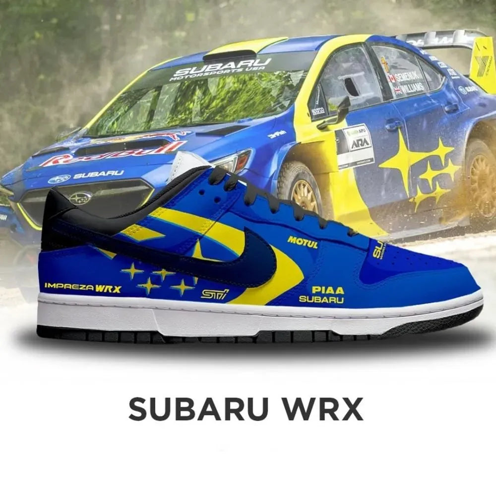 Subaru Wrx Car Racing Special Low Top Shoes