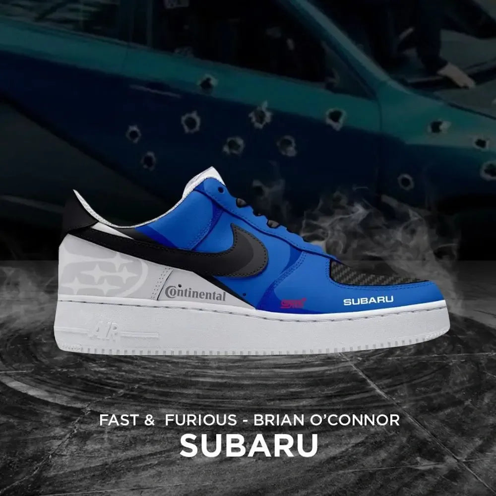 Subaru Brian O'Connor Fast and Furious Low Top Shoes