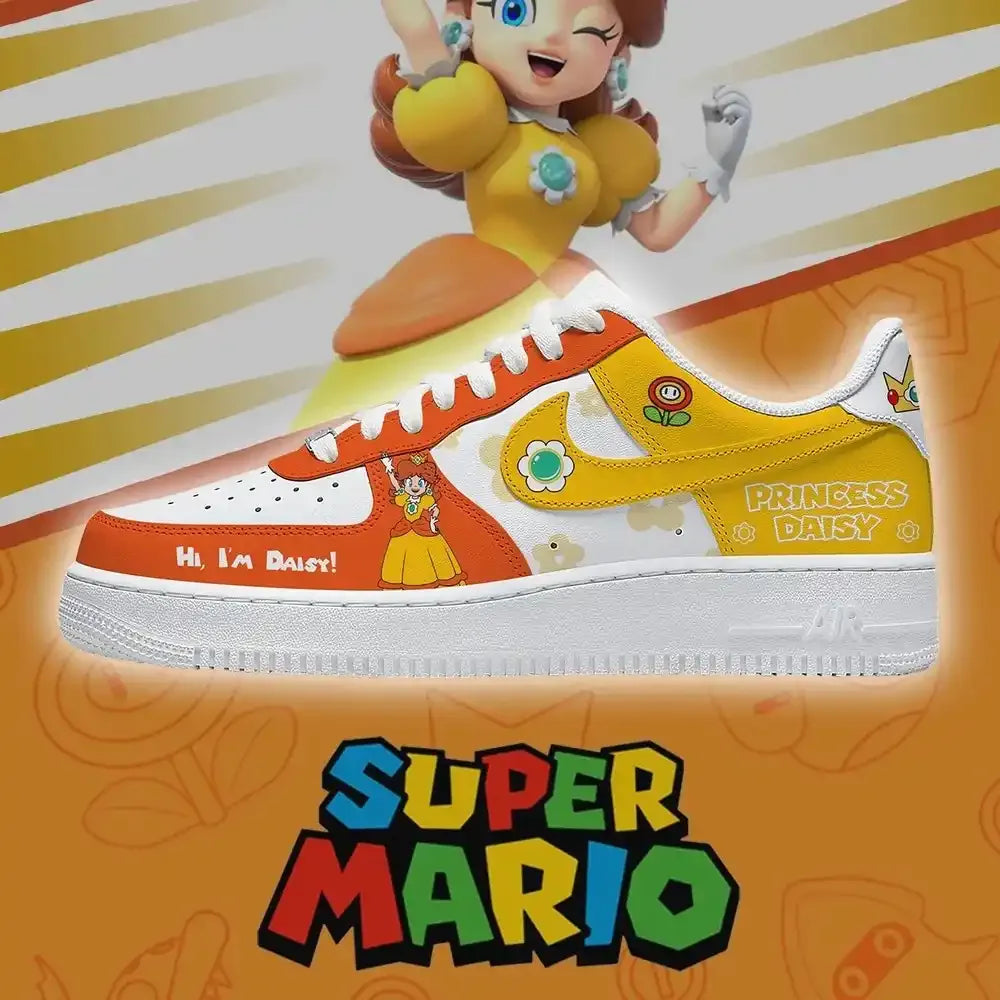 Princess Daisy V.1 Super Mario Bros Low Top Shoes