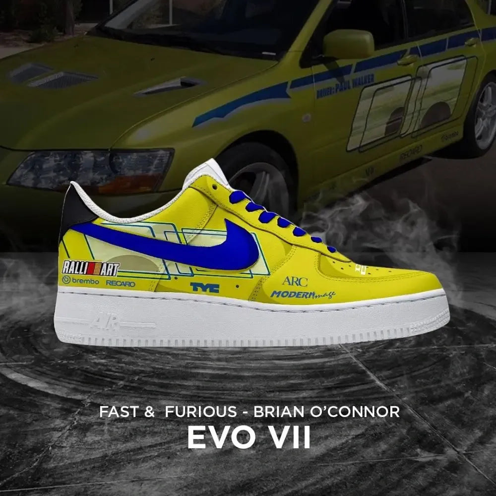 Evo VII Brian O'Connor Fast and Furious Low Top Shoes
