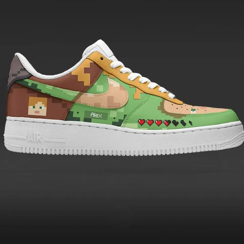 Alex Minecraft Custom Low Top Shoes