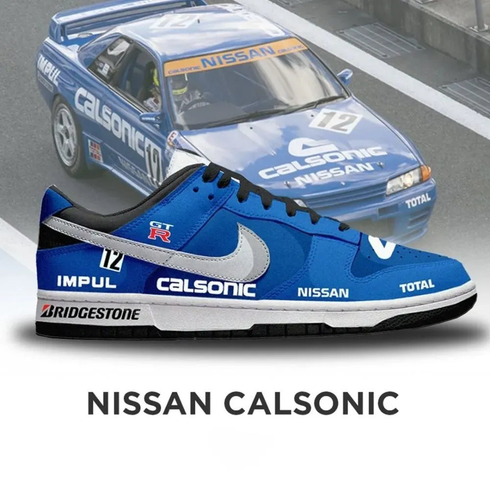 Nissan Calsonic Car Racing Special Low Top Shoes