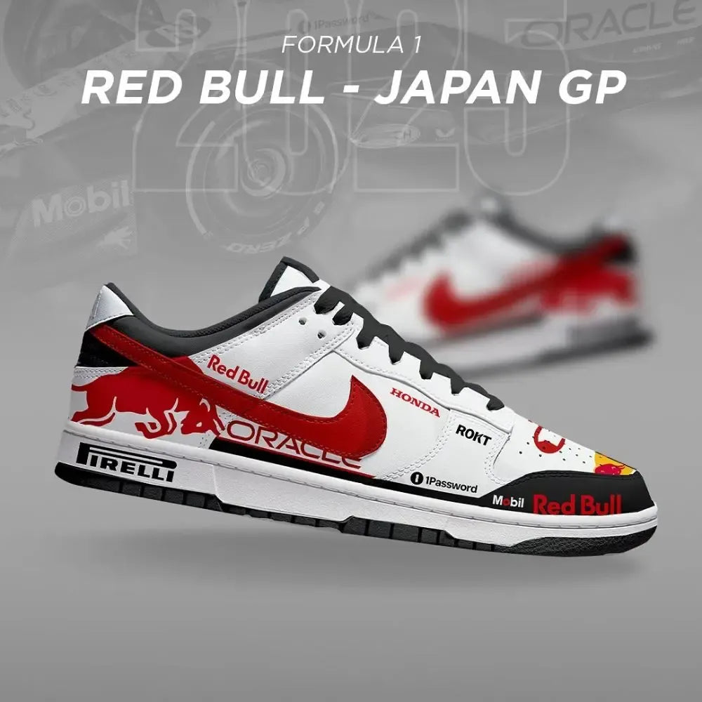Red Bull Japan GP 2025 Season of F1 Low Top Shoes