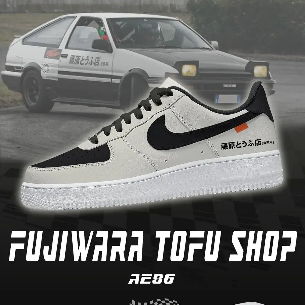AE86 Fujiwara V.1 Initial D Low Top Shoes