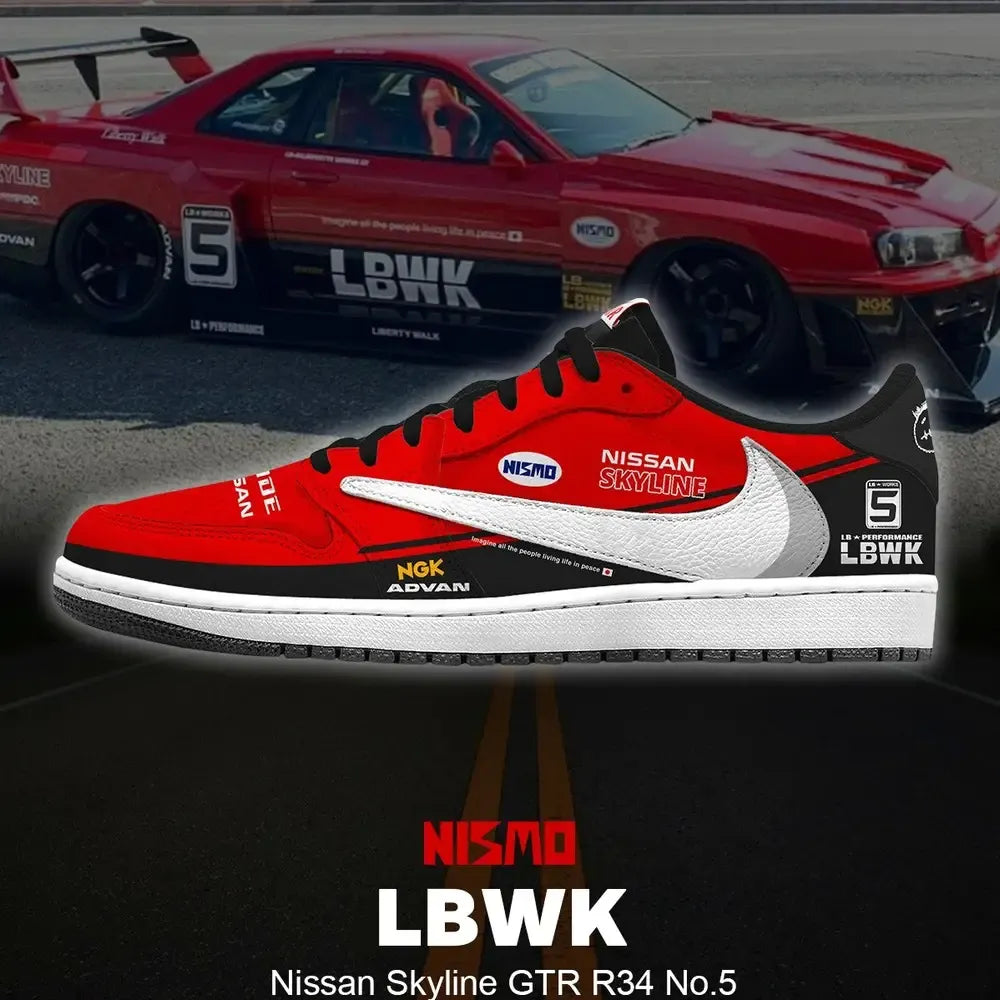 LBWK Skyline GTR R34 No.5 Low Top Shoes