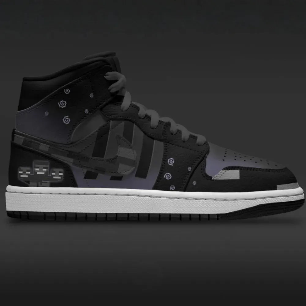 Wither Minecraft Custom High Top Shoes