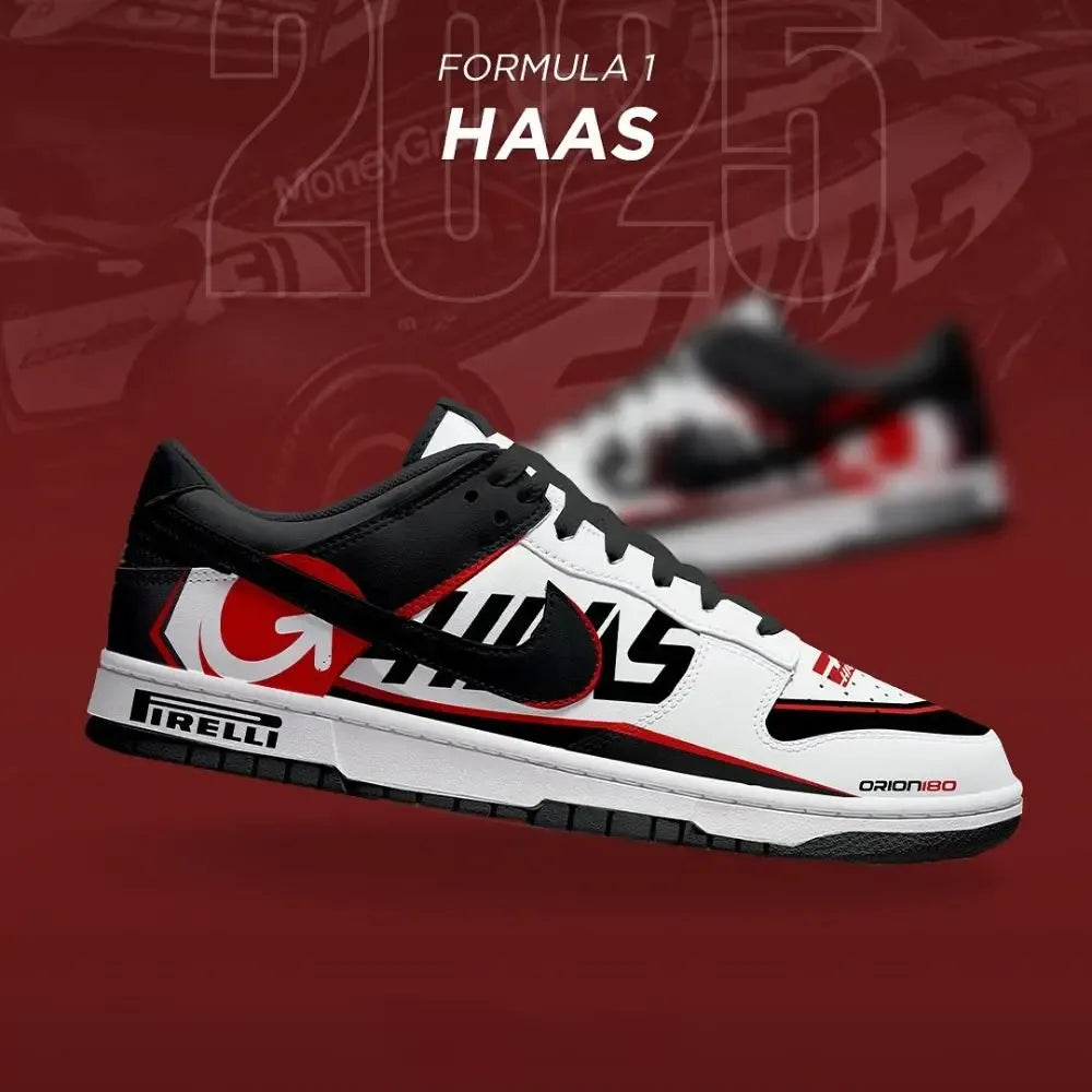 Haas 2025 Season of F1 Low Top Shoes