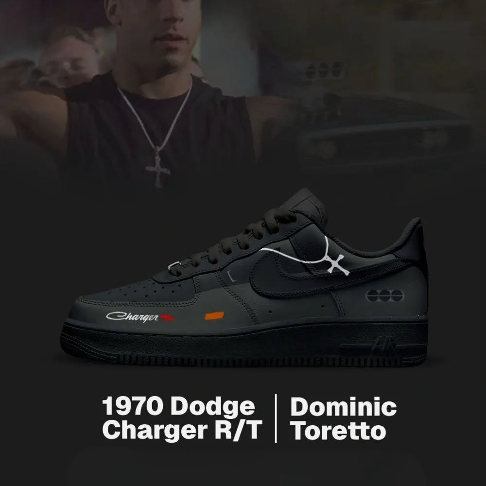 1970 Dodge Charger R_T Fast and Furious Low Top Shoes