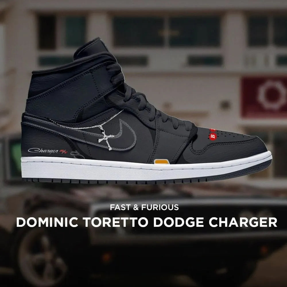 Dominic Toretto Dodge Charger Fast and Furious New Edition High Top Shoes
