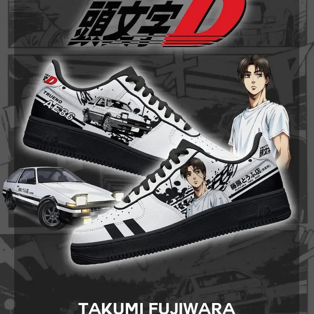 Takumi Fujiwara V.1 Initial D Low Top Shoes
