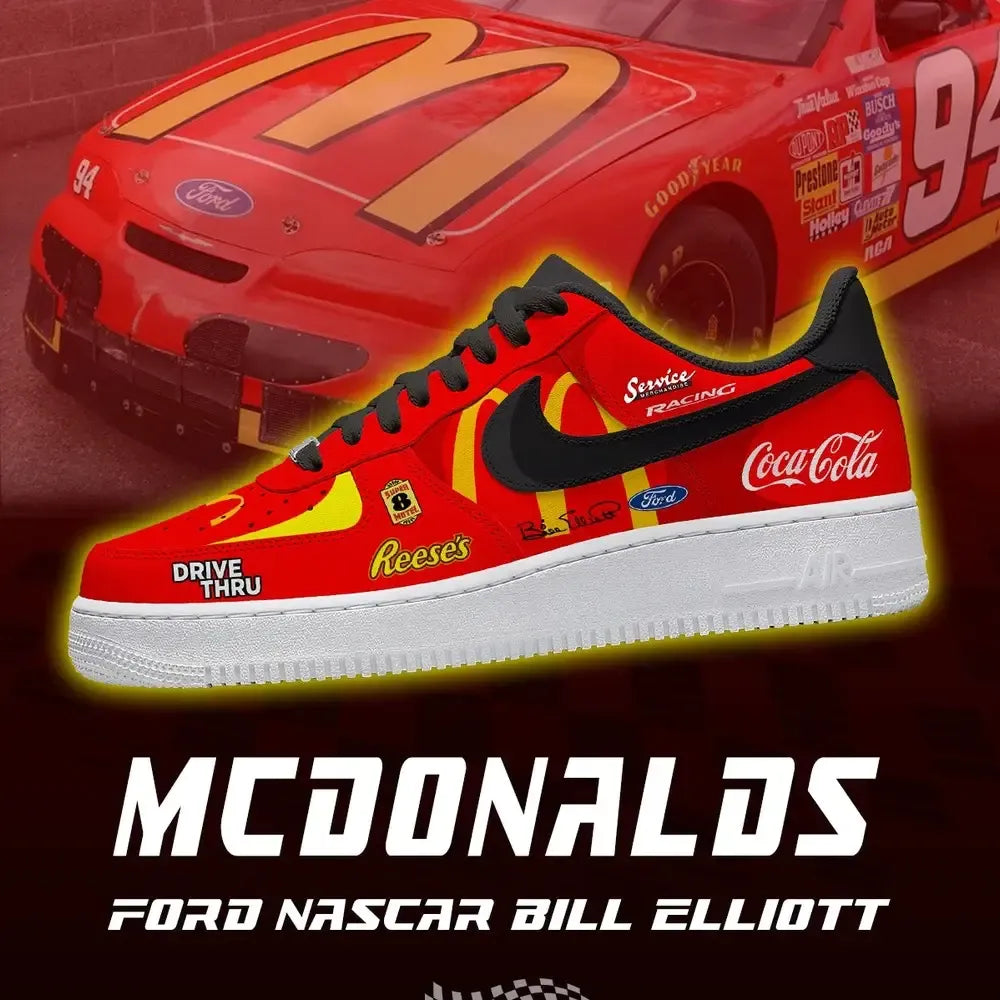 Mcdonalds Nascar Bill Elliott Low Top Shoes
