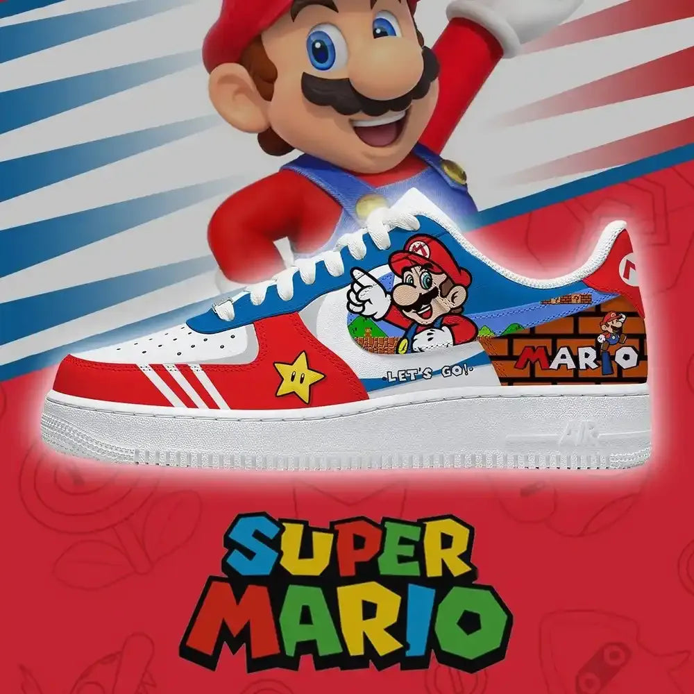 Mario V.2 Super Mario Bros Low Top Shoes