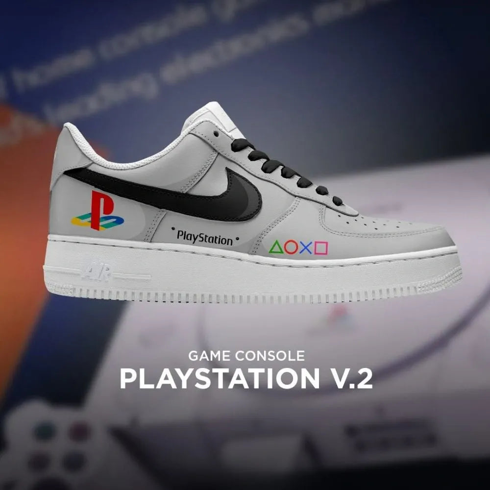 Playstation V.2 Game Console Low Top Shoes