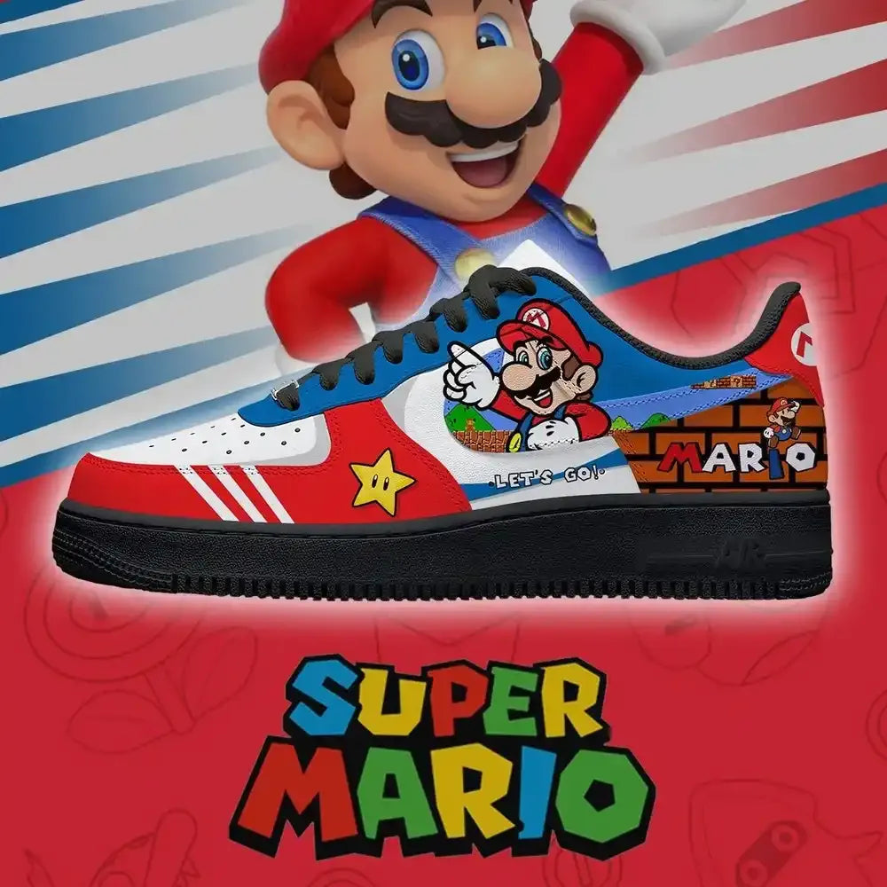 Mario V.1 Super Mario Bros Low Top Shoes
